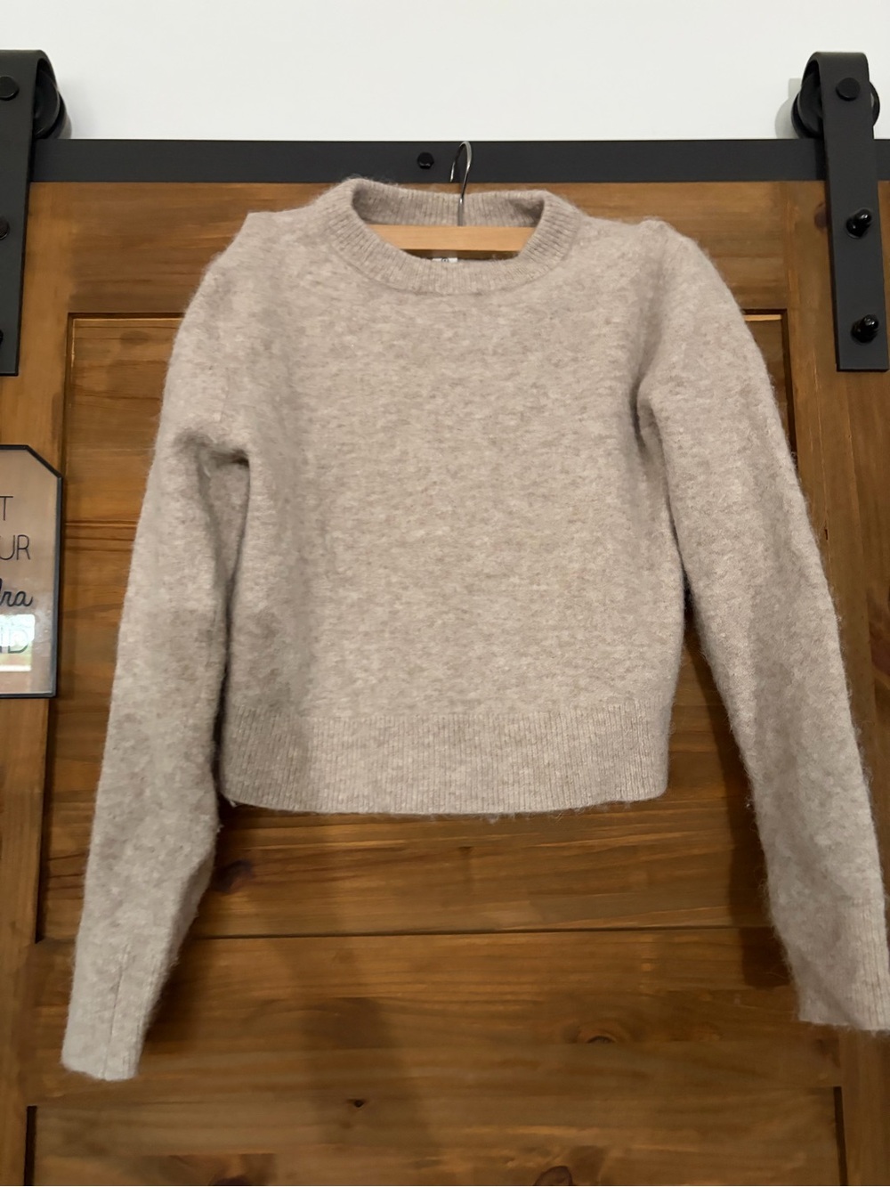 lululemon athletica Crewneck Sweater - Alpaca wool blend cropped sweater